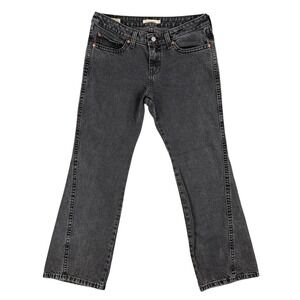 Levi's Premium Jeans Womens 31 Black Noughties Bootcut Denim Water‎ Less Stretch